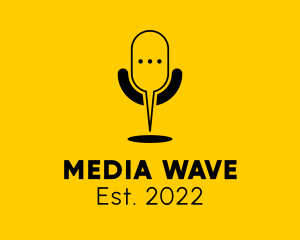Broadcast - Speech Bubble Broadcast logo design