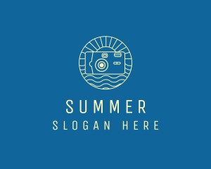 Summer Photography Camera  logo design