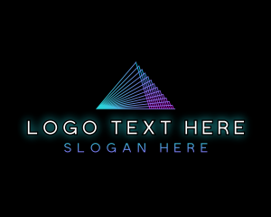 Stocks - Pyramid Tech Company logo design