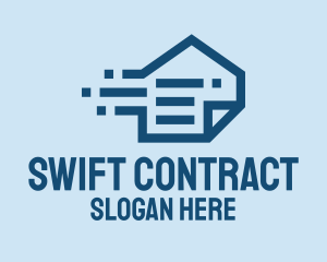 Contract - House Document Contract logo design