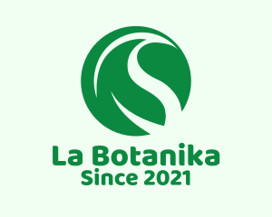 Green - Green Leaf Badge logo design
