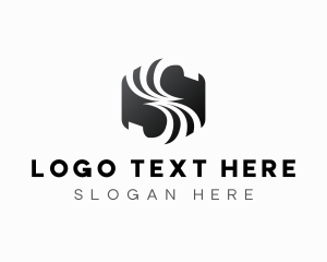 Advertisting - Creative Media Entertainment Letter S logo design