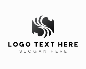 Social Media - Creative Media Entertainment Letter S logo design