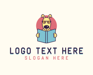 Pet Shop - Pet Dog Book logo design