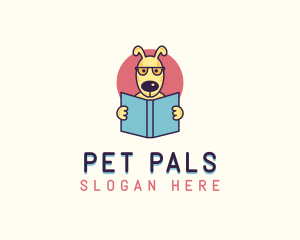 Pet Dog Book logo design