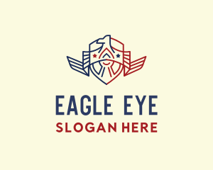 American Eagle Shield logo design