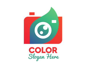 Photography Leaf Camera Logo