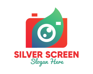 Mobile Application - Photography Leaf Camera logo design