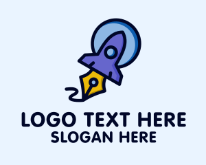 Publishing - Rocket Pen Publishing logo design