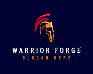 Gladiator Spartan Warrior logo design