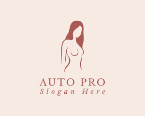 Naked - Erotic Nude Body logo design
