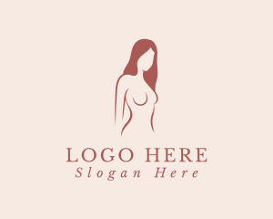 Labia - Erotic Nude Body logo design