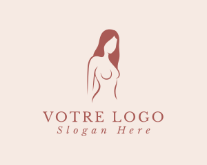 Nude - Erotic Nude Body logo design