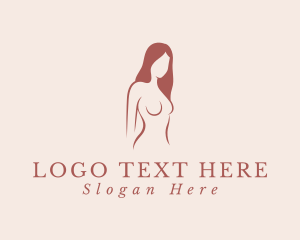 Lust - Erotic Nude Body logo design