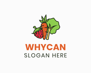 Fruits Vegetable Farm Logo