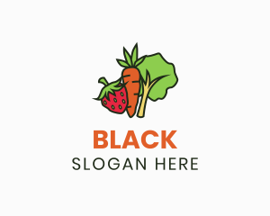 Vegan - Fruits Vegetable Farm logo design