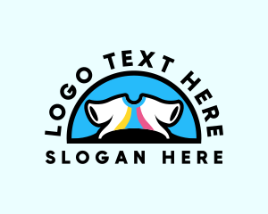 Screenprint - T-Shirt Clothing Tee logo design