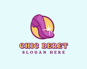 Cartoon Heels Shoe logo design