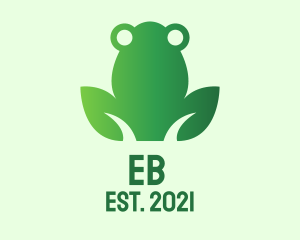 Herbal - Nature Green Frog logo design