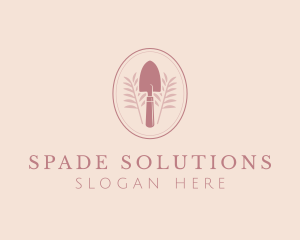 Spade - Garden Spade Shovel logo design