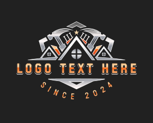 Roofing - Hammer Renovation Construction logo design