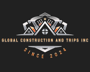 Hammer Renovation Construction logo design