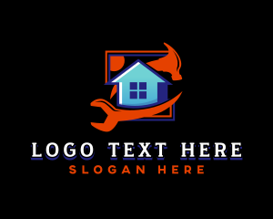 House - Carpentry House Equipment logo design