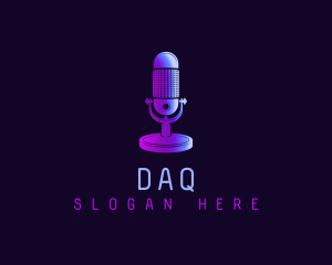 Entertainment - Audio Podcast Microphone logo design