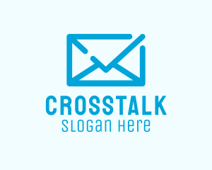 Digital - Simple Envelope Mail Checkmark logo design