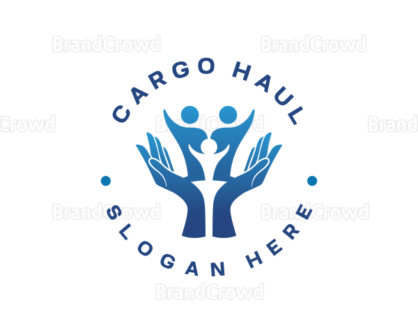 Hand Family Community Logo