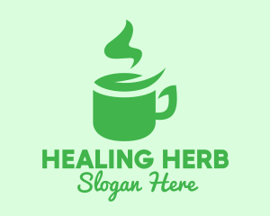 Herb Tea Cup logo design