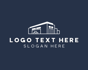 Stockroom - Industrial Storage Warehouse logo design