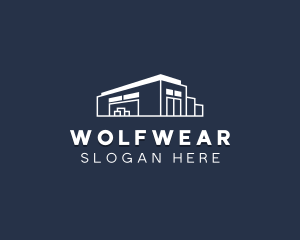 Shipping - Industrial Storage Warehouse logo design
