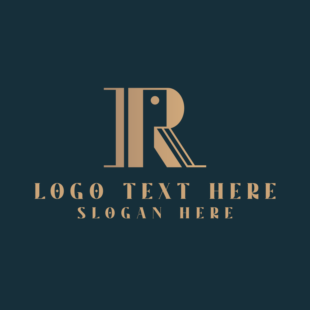 Upscale Hotel Art Deco Letter R Logo | BrandCrowd Logo Maker