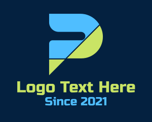 Advertising - Letter P Advertising Company logo design