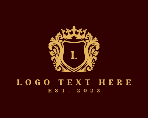 Lawyer - Regal Crown Shield logo design