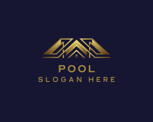 Roofing - Luxury Residential Roof logo design