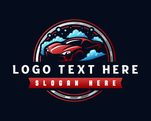 Transportation - Car Bubble Clean logo design