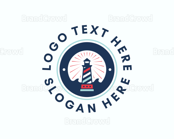 Lighthouse Beacon Tower Logo