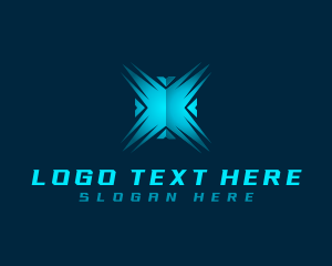 Consulting - Gaming Tech Letter X logo design