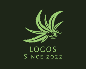 Horticulture - Medical Cannabis Eye logo design