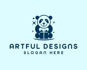 Toy Gift Panda logo design