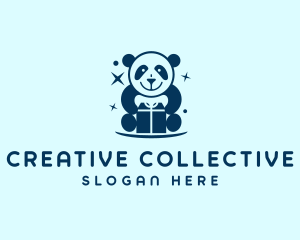 Toy Gift Panda logo design