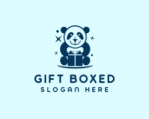 Present - Toy Gift Panda logo design