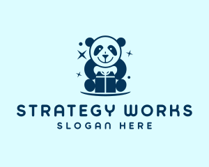 Toy Gift Panda logo design