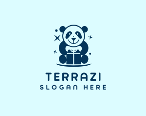 Toy Gift Panda logo design