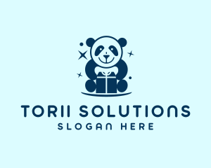 Toy Gift Panda logo design