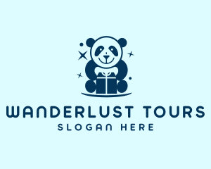 Toy Gift Panda logo design