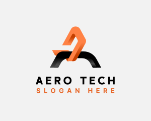 Software Tech Letter A logo design