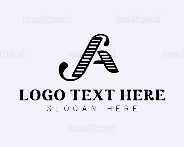 Creative Writer Publishing Letter A Logo
